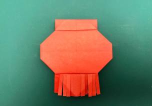 折纸灯笼 | 经典的折纸，还能串联成灯笼串呐！